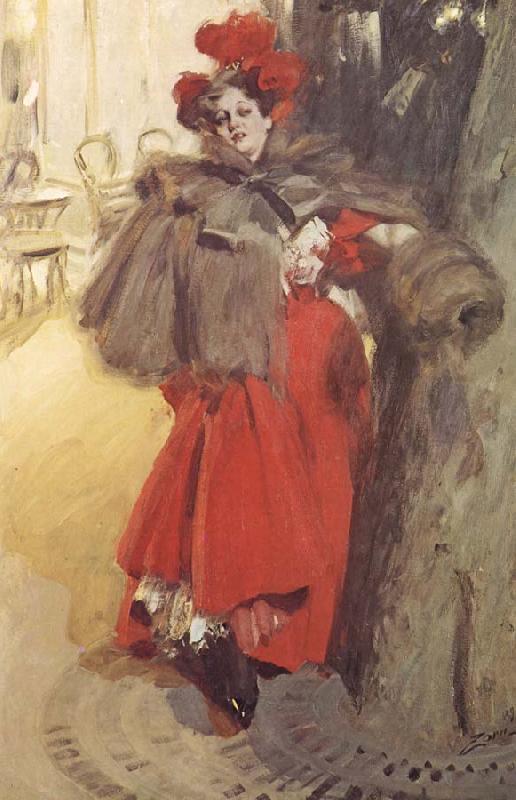 Anders Zorn natteffekt II oil painting image